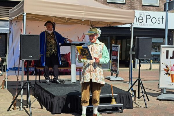 Harmen de Vries uit IJlst tijdens zijn roep